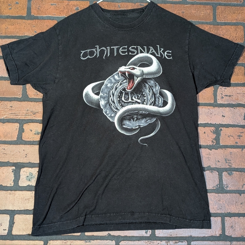 White‎ Snake Vintage Tour T-Shirt Men's M Graphic Band Tee - Picture 3 of 7